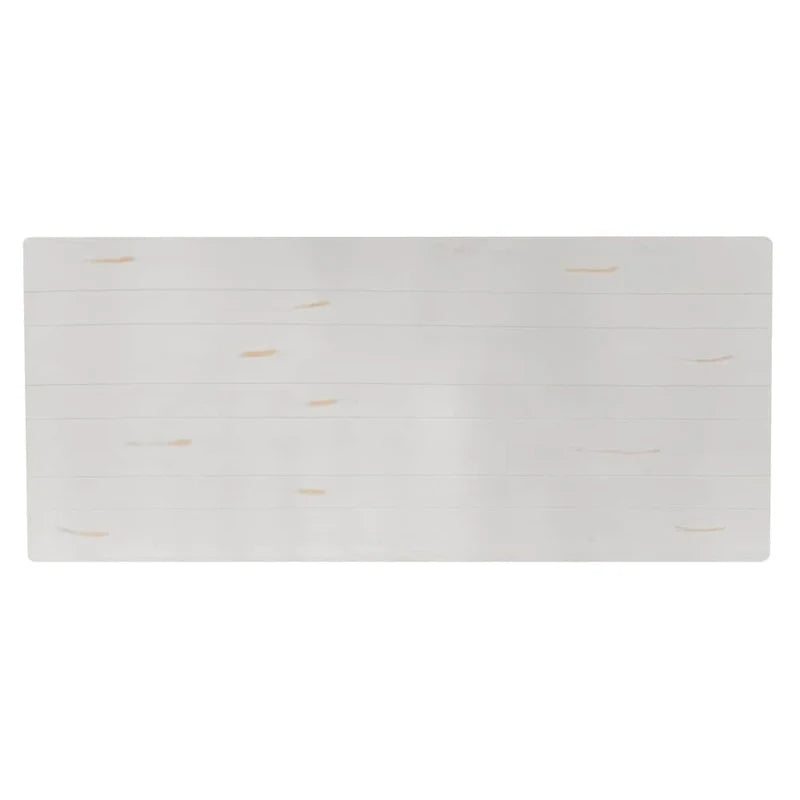 Table à manger pliante rectangulaire en pin massif antique et rustique de 2,1 m x 1,2 m