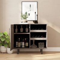 Meuble d'appoint et meuble bar avec rangements ouverts et fermés