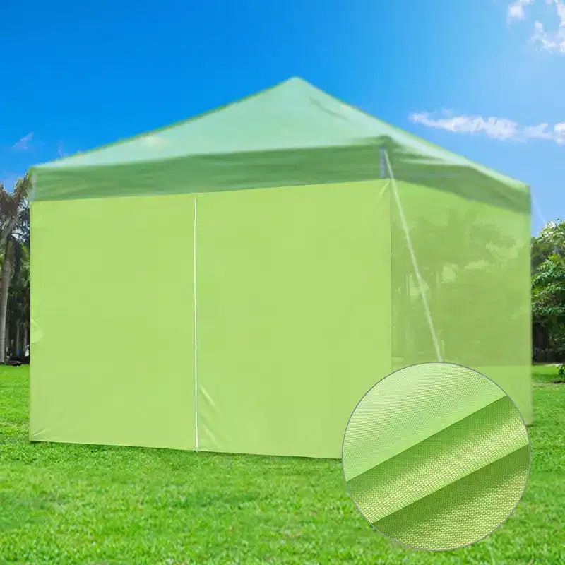 InstaHibit Fermeture éclair de paroi latérale universelle UV30+ compatible avec auvent 10x10ft, pique-nique, 1 pièce, Vert