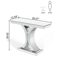 Table console d'entrée miroir Table d'appoint Table de canapé
