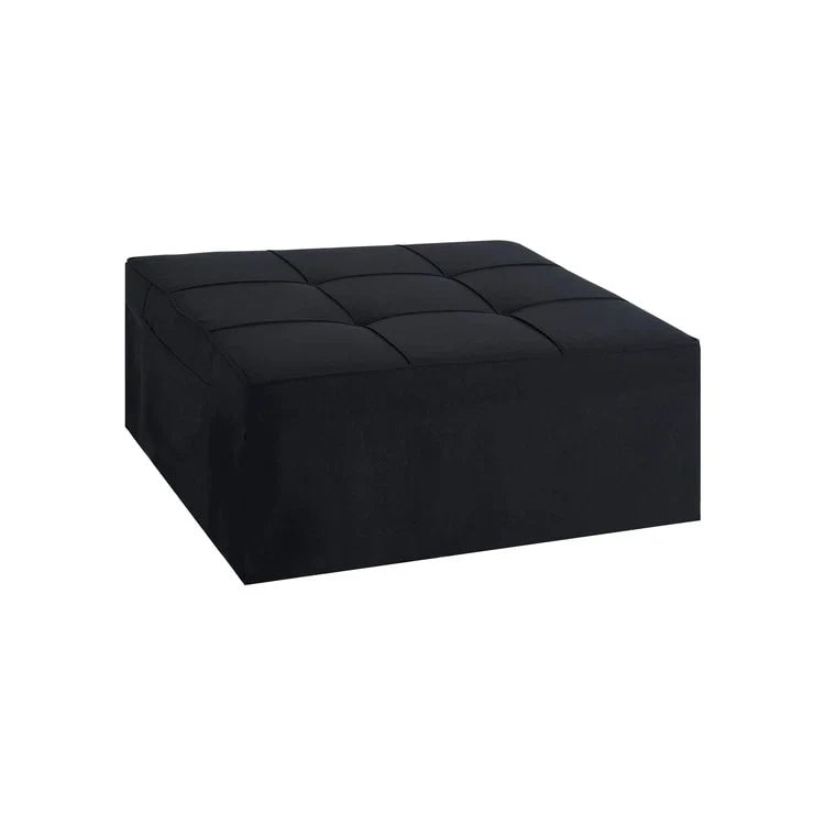 Lit convertible, Lit ottoman multifonction 4 en 1, Fauteuil-lit en lin respirant, Canapé-lit convertible