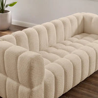Canapé moderne VANOMi 85 pouces, canapé confortable et décontracté – 85 x 33,86