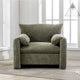 Fauteuil surdimensionné en chenille de style moderne 38.6'W