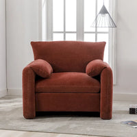 Fauteuil surdimensionné en chenille de style moderne 38.6'W