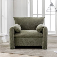 Fauteuil surdimensionné en chenille de style moderne 38.6'W