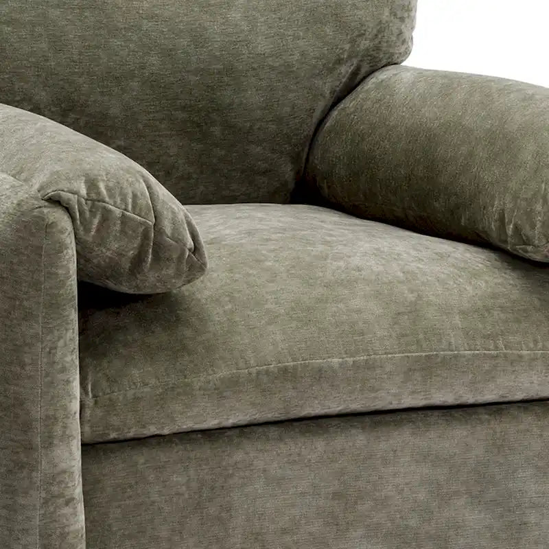 Fauteuil surdimensionné en chenille de style moderne 38.6'W