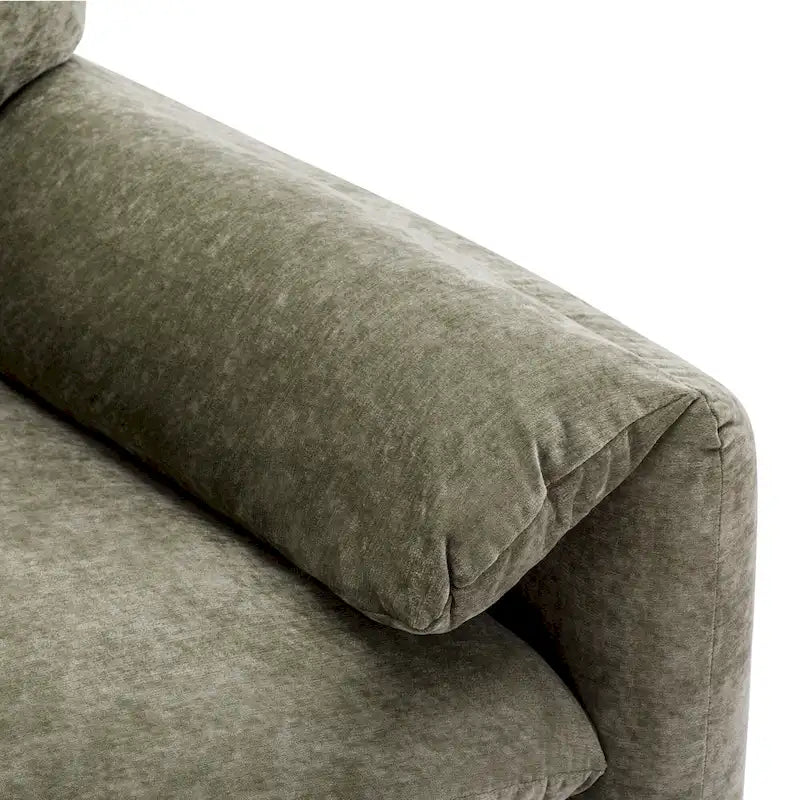 Fauteuil surdimensionné en chenille de style moderne 38.6'W