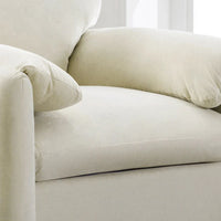 Fauteuil surdimensionné en chenille de style moderne 38.6'W
