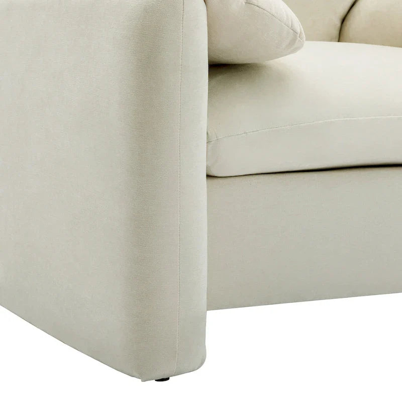 Fauteuil surdimensionné en chenille de style moderne 38.6'W