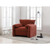 Fauteuil surdimensionné en chenille de style moderne 38.6'W