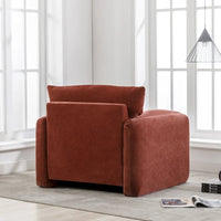 Fauteuil surdimensionné en chenille de style moderne 38.6'W