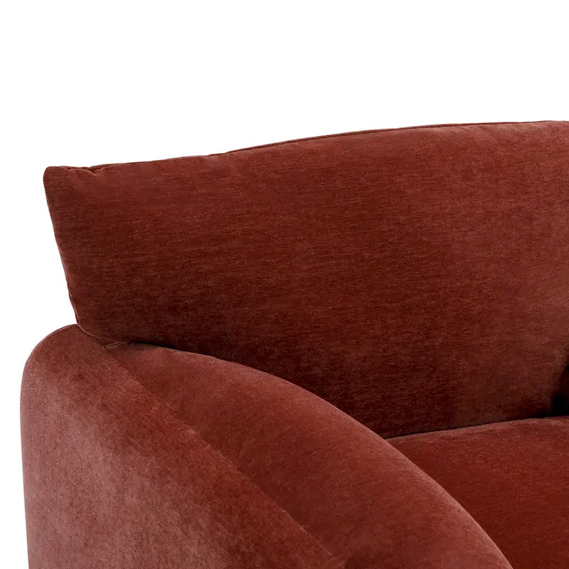 Fauteuil surdimensionné en chenille de style moderne 38.6'W