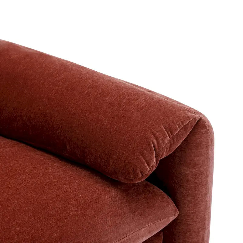 Fauteuil surdimensionné en chenille de style moderne 38.6'W