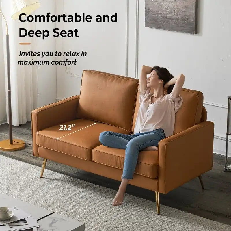 Causeuse Moderne VINGLI 56 pouces