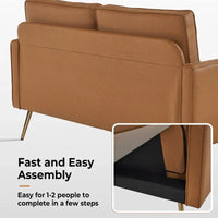 Causeuse Moderne VINGLI 56 pouces