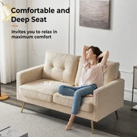 Causeuse Moderne VINGLI 56 pouces