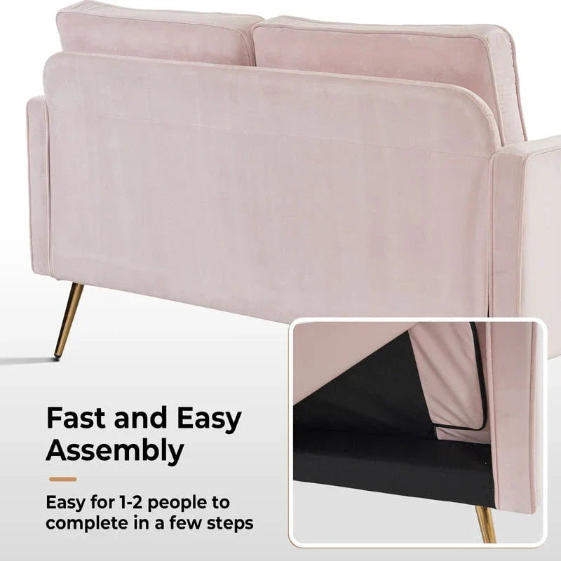 Causeuse Moderne VINGLI 56 pouces