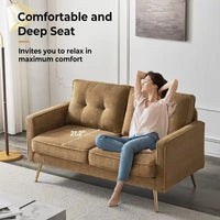 Causeuse Moderne VINGLI 56 pouces