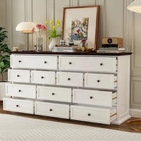Commode à 12 tiroirs Legant 61W, meuble d'appoint pour la décoration intérieure moderne