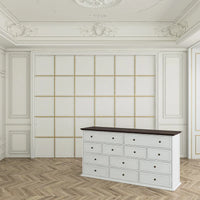 Commode à 12 tiroirs Legant 61W, meuble d'appoint pour la décoration intérieure moderne