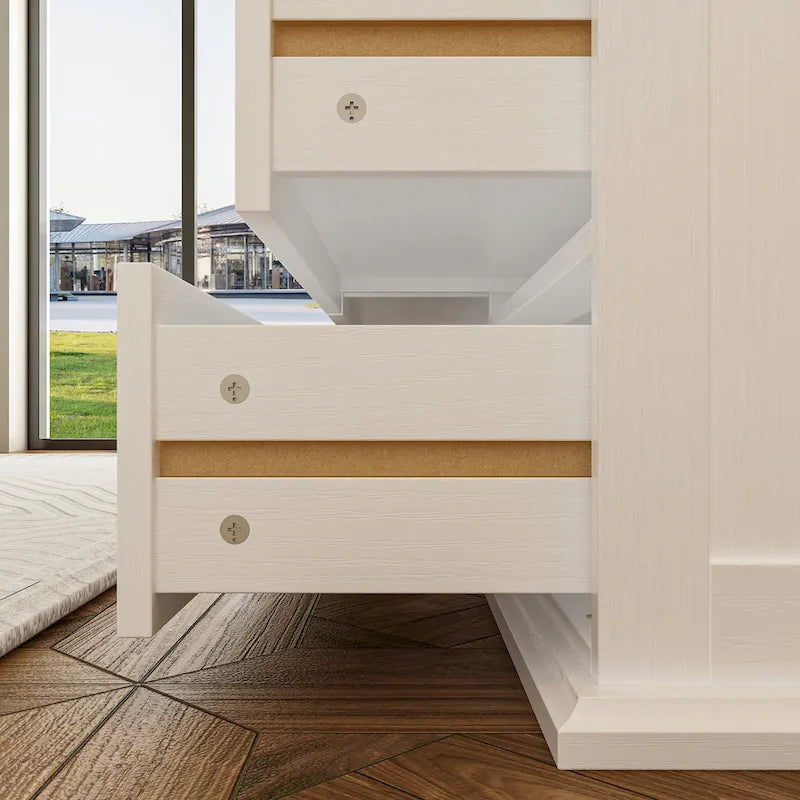 Commode à 12 tiroirs Legant 61W, meuble d'appoint pour la décoration intérieure moderne