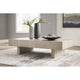 Signature Design by Ashley Jorlaina Table Basse Grisâtre Clair - 60L x 35P x 16H