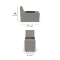 Flex Module intelligent de rangement pour sectionnel Flex - 15 x 30 x 37
