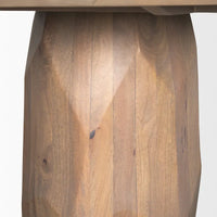 Table à manger Fitzgerald 60 en bois marron clair - 60,0L x 60,0W x 30,0H