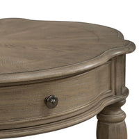 Table basse ronde en bisque patinée Magnolia Manor