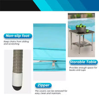 FDW Ensemble de mobilier de patio 3 pièces - Chaises d'extérieur en résine tressée, ensemble de conversation bistro en rotin pour arrière-cour, porche, bord de piscine, pelouse
