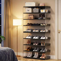 Lantine 63 Étagère à chaussures 8 niveaux en acrylique pour 24 à 32 paires