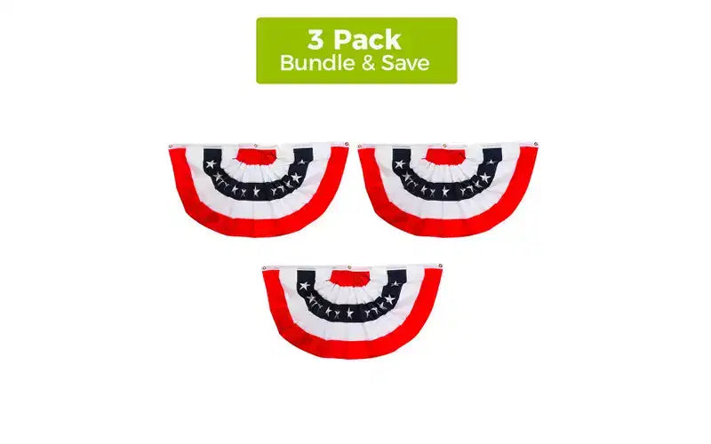 Briarwood Lane Guirlande patriotique du 4 juillet 48 X 24 (Lot de 3 paquets 1x1)