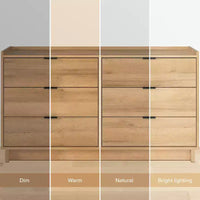 Commode à 6 tiroirs Prepac 52,5 po, style moderne et épuré