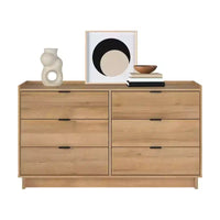 Commode à 6 tiroirs Prepac 52,5 po, style moderne et épuré