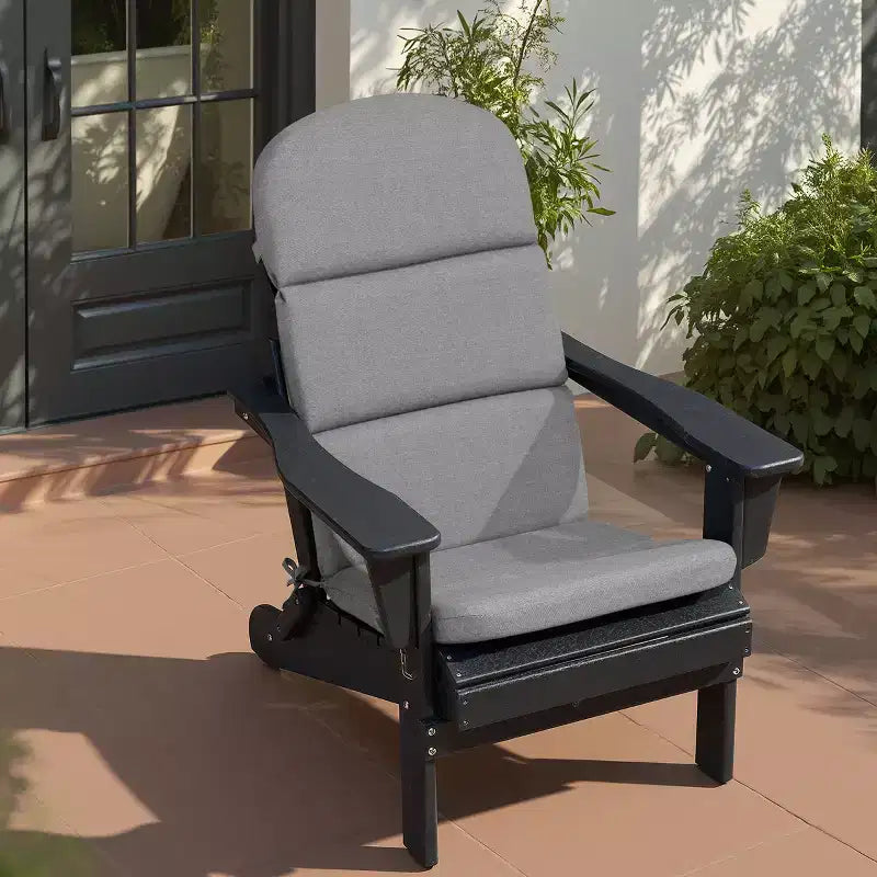 Coussin de chaise Adirondack Crestlive Products dossier haut résistant à l'eau et à la décoloration pour patio