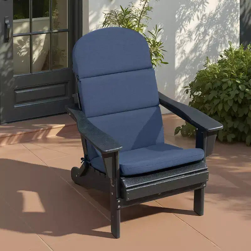 Coussin de chaise Adirondack Crestlive Products dossier haut résistant à l'eau et à la décoloration pour patio