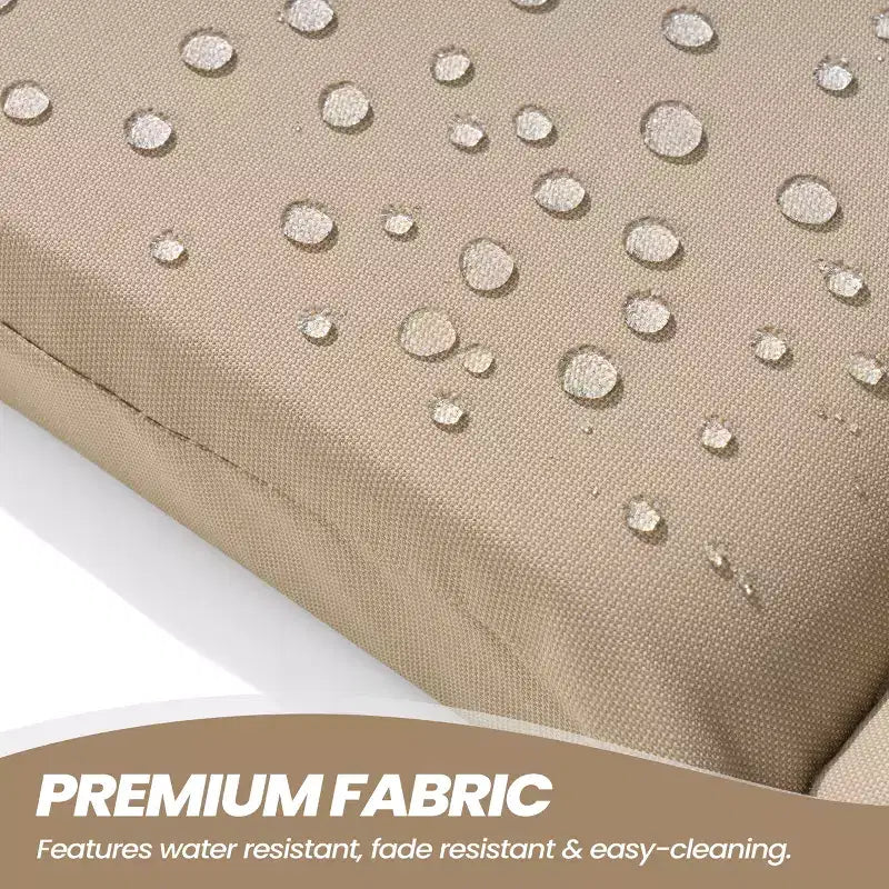 Coussin de chaise Adirondack Crestlive Products dossier haut résistant à l'eau et à la décoloration pour patio