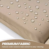 Coussin de chaise Adirondack Crestlive Products dossier haut résistant à l'eau et à la décoloration pour patio