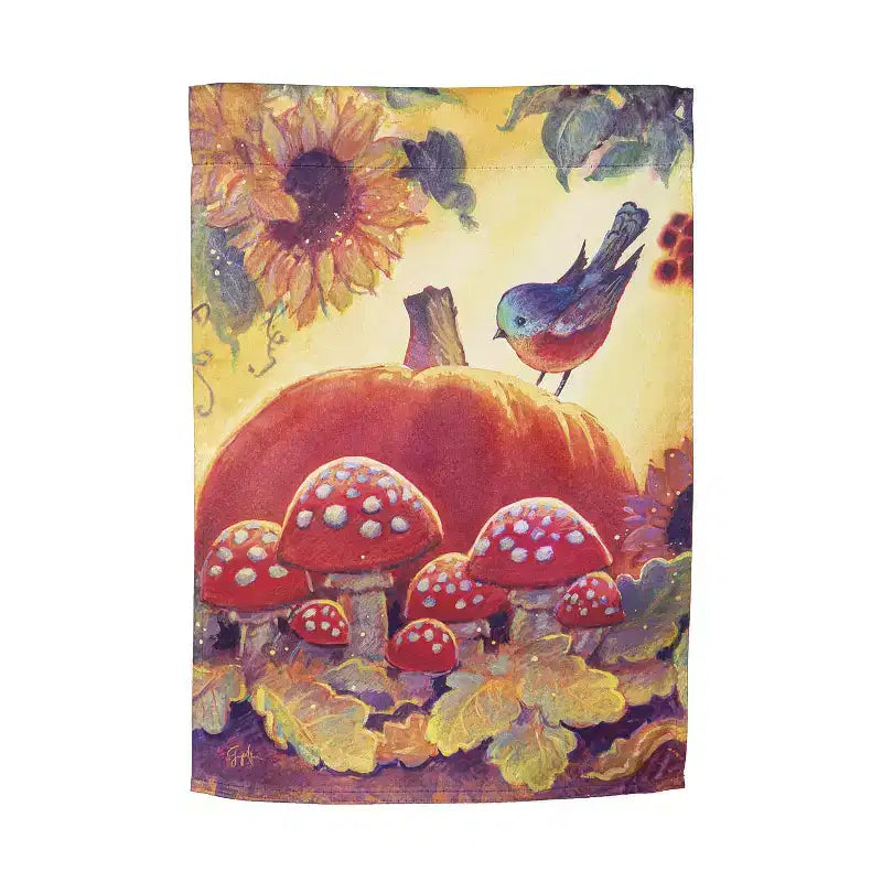Drapeau de jardin Evergreen Flag "Lumière d'automne", drapeaux de bienvenue pour jardin 30x45 cm double face, pour l'extérieur