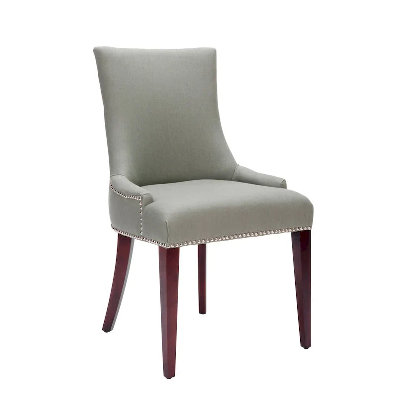 SAFAVIEH Sibille Chaise Vert Forêt Mid-Century - 25.2 x 29.9 x 30.7 - 25Lx30Px31H
