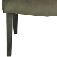 SAFAVIEH Sibille Chaise Vert Forêt Mid-Century - 25.2 x 29.9 x 30.7 - 25Lx30Px31H