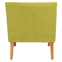 SAFAVIEH Sibille Chaise Vert Forêt Mid-Century - 25.2 x 29.9 x 30.7 - 25Lx30Px31H