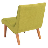 SAFAVIEH Sibille Chaise Vert Forêt Mid-Century - 25.2 x 29.9 x 30.7 - 25Lx30Px31H