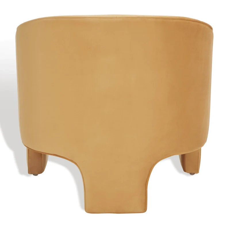 Fauteuil d'appoint en velours Evchen SAFAVIEH Couture - 30 L x 28 P x 30 H - 30Lx28Px30H