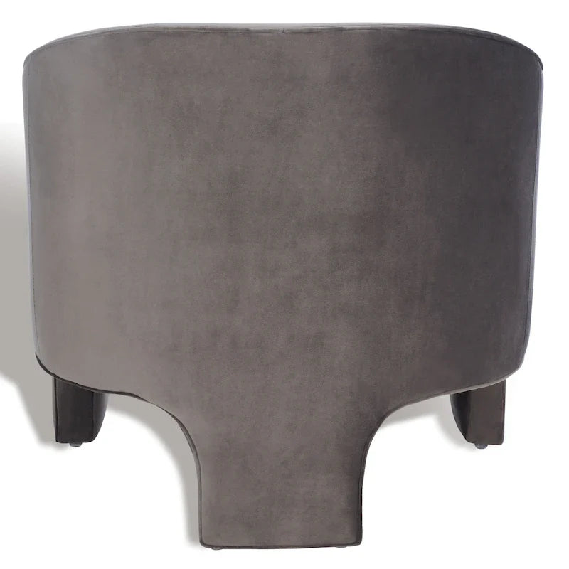 Fauteuil d'appoint en velours Evchen SAFAVIEH Couture - 30 L x 28 P x 30 H - 30Lx28Px30H