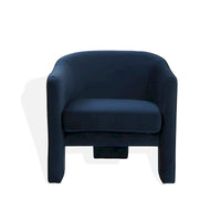 Fauteuil d'appoint en velours Evchen SAFAVIEH Couture - 30 L x 28 P x 30 H - 30Lx28Px30H