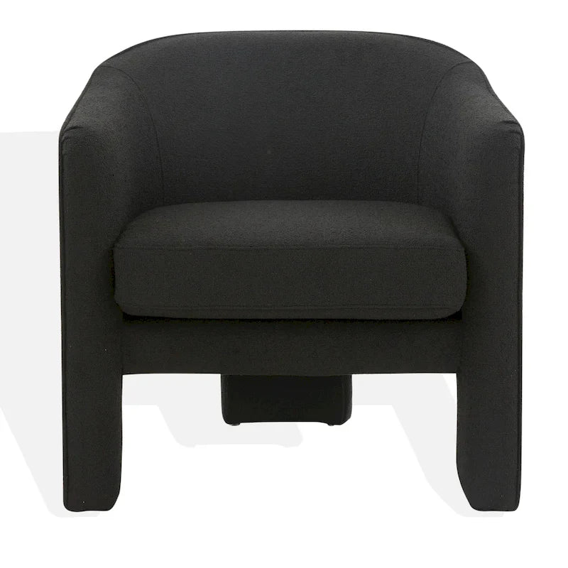 Fauteuil d'appoint en velours Evchen SAFAVIEH Couture - 30 L x 28 P x 30 H - 30Lx28Px30H