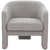 Fauteuil d'appoint en velours Evchen SAFAVIEH Couture - 30 L x 28 P x 30 H - 30Lx28Px30H