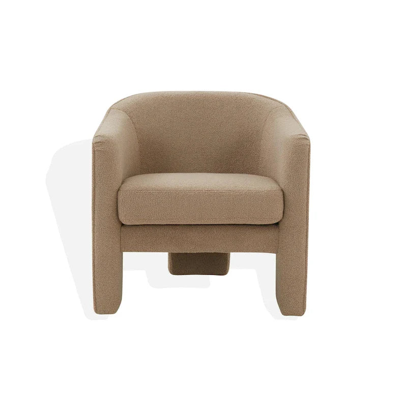 Fauteuil d'appoint en velours Evchen SAFAVIEH Couture - 30 L x 28 P x 30 H - 30Lx28Px30H