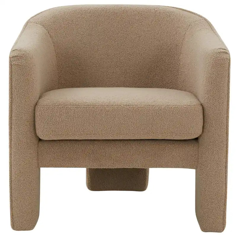 Fauteuil d'appoint en velours Evchen SAFAVIEH Couture - 30 L x 28 P x 30 H - 30Lx28Px30H
